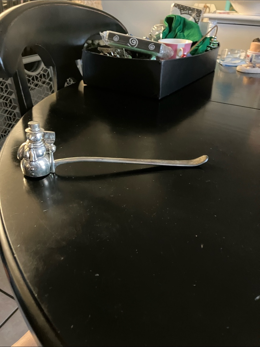 Godinger Silver-tone Snowman Spread Spoon